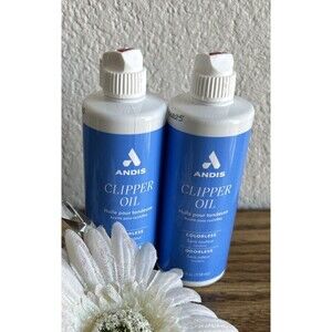 2 x Andis Clipper Oil Lubricant Blade Care Trimmer Maintenance 4 Oz 118 ml
